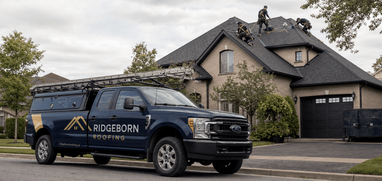 Toronto home with a new shingle roof